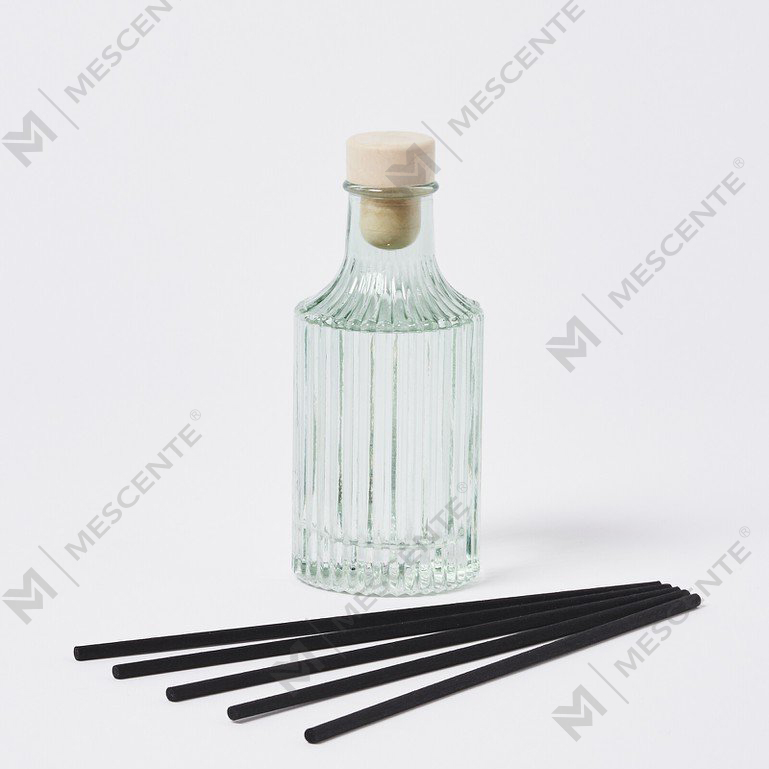 M&Scent personalizada botella de vidrio 100ml 200ml tatakan para difusor de varillas flores