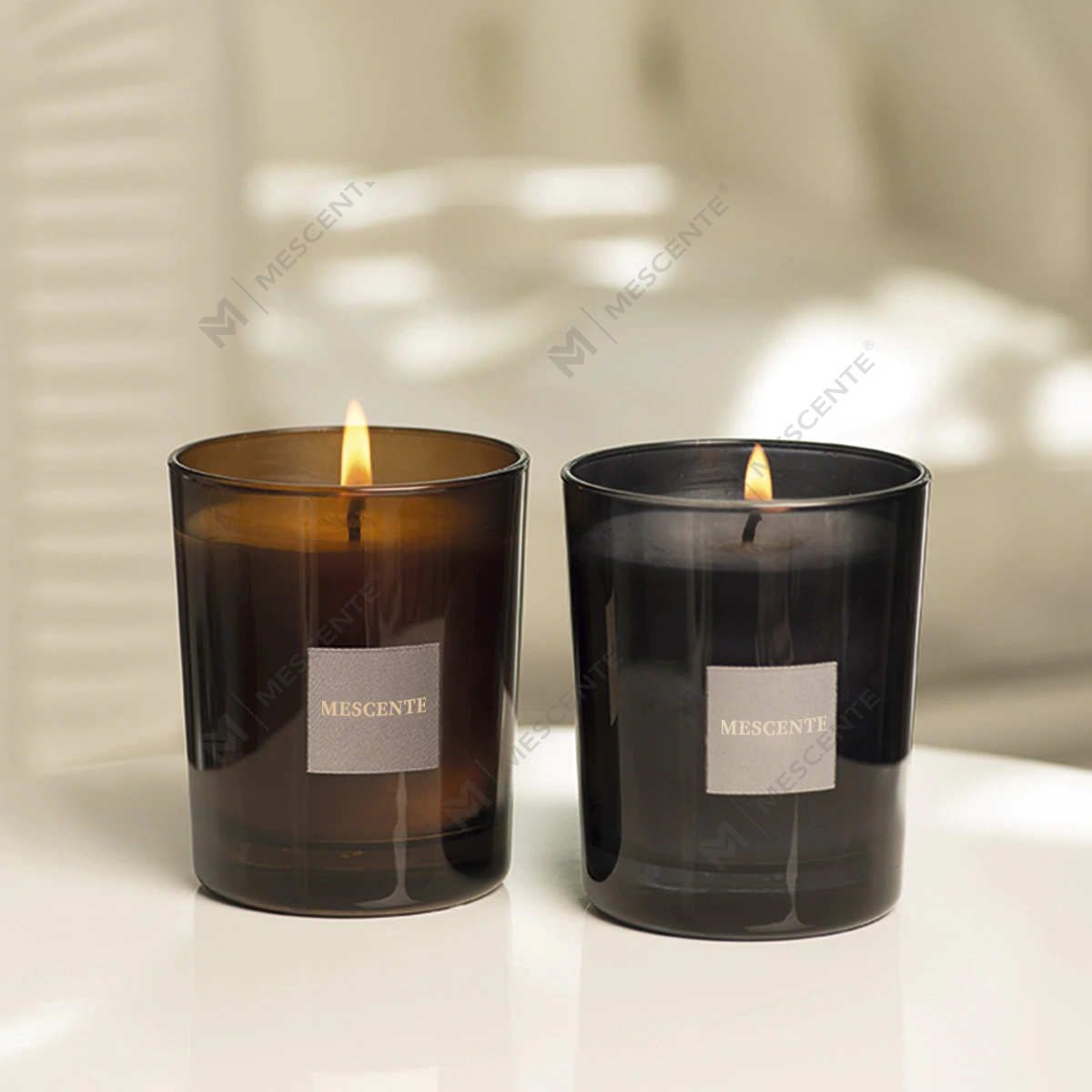 M&Scent Personalisieren Grab Klein Box Mit Klar Nicht Tropfende Kerzen Herzform Beton Candle